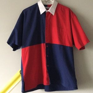 Men’s Christian Dior Button Down Tee Sz. XL